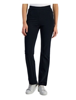 STYLE & CO Women's Ponte-Knit Boot-Cut Pull-On Pants, Created for Macy's