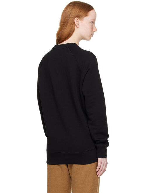 MAISON KITSUNE Black 'Cafe Kitsune' Sweatshirt