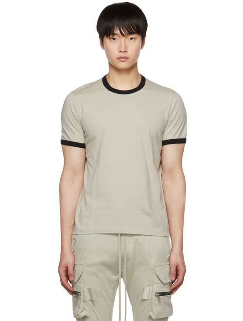 RICK OWENS Gray Banded T-Shirt