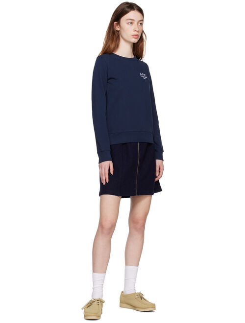 A.P.C. Navy Sweat Skye Sweatshirt