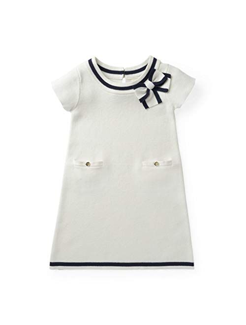 HOPE & HENRY Girls' Milano Tipped Sweater Dress, Kids