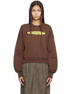 Brown Artwork Sweatshirt