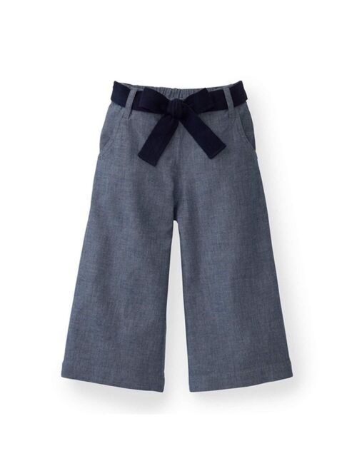 HOPE & HENRY Hope Henry Girls' Wide Leg Cropped Pant, Infant