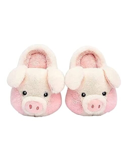 YILANLAN Adult Cotton Slippers PIg Slippers Home Slippers Plush Slippers Animal Slippers