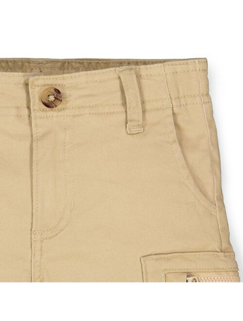 HOPE & HENRY Boys' Cotton Twill Cargo Short, Infant