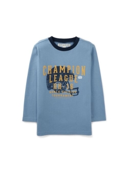 Boys' Long Sleeve Graphic Tee, Toddler