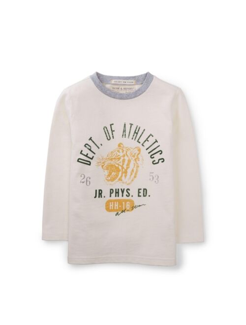 HOPE & HENRY Boys' Long Sleeve Graphic Tee, Toddler