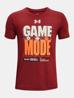 Boys' UA Game On Football Short Sleeve T-shirt