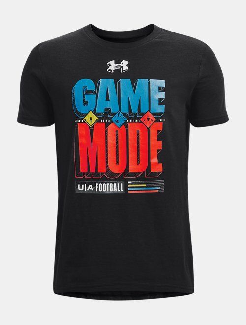 Under Armour Boys' UA Game On Football Short Sleeve T-shirt