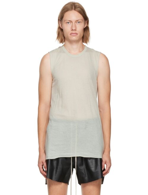 RICK OWENS Gray Basic T-Shirt