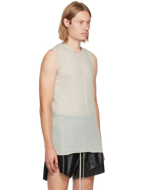 RICK OWENS Gray Basic T-Shirt