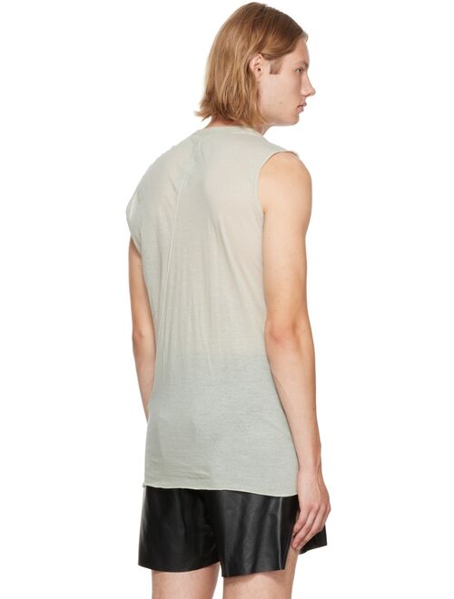 RICK OWENS Gray Basic T-Shirt