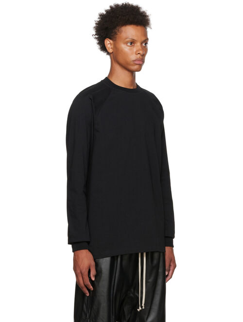 RICK OWENS Black Baseball T Sweatshirt