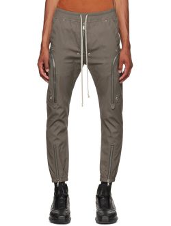 Gray Bauhaus Cargo Pants