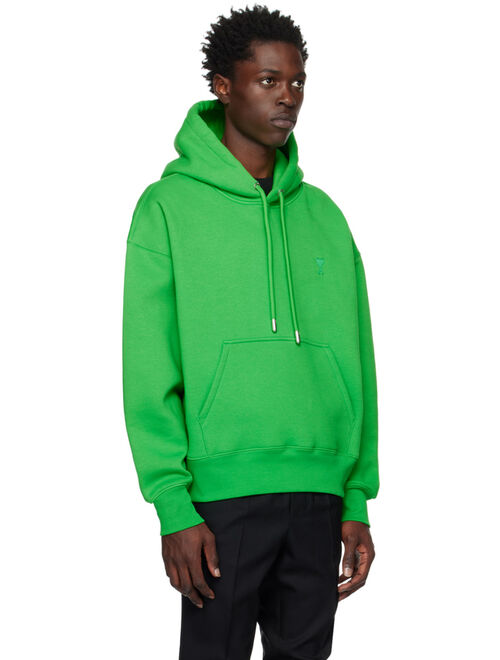 AMI ALEXANDRE MATTIUSSI Green Ami De Coeur Hoodie