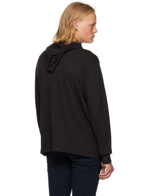 RAG & BONE Black Classic Flame Hoodie