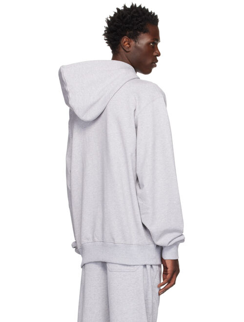 HELMUT LANG Gray Core Hoodie