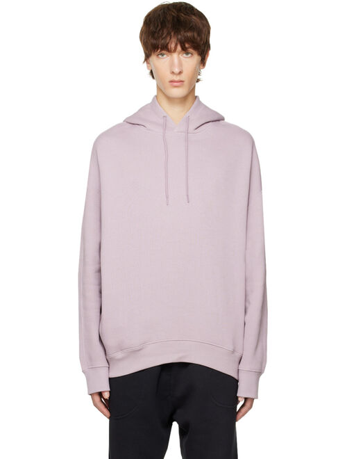 CALVIN KLEIN Purple Dropped Shoulders Hoodie