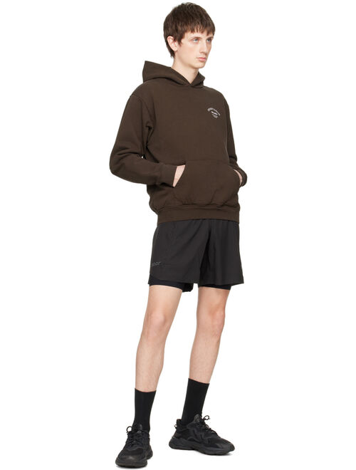 SPORTY & RICH Brown 'Wellness' Hoodie