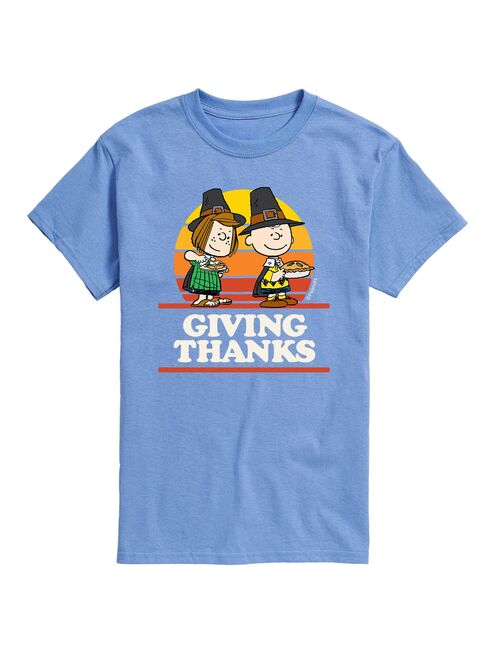 Licensed Character Men's Peanuts Giving Thanks Tee