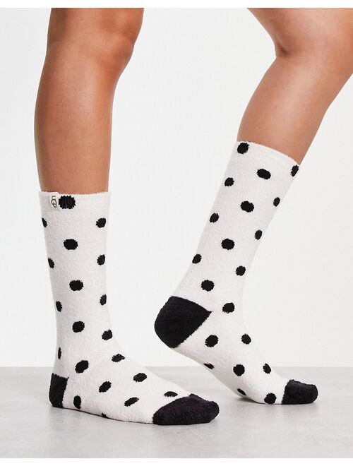 UGG Leslie graphic socks in spot print