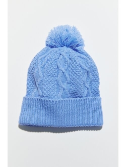 Demi Cable Knit Pom Beanie