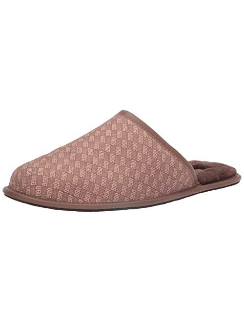 UGG Men's Scuff Logo Jacquard Slipper