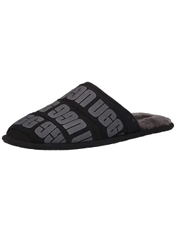 Men's Scuff Graphic Band Slipper