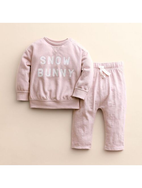 Baby Little Co. by Lauren Conrad Cozy Crew & Pants Set