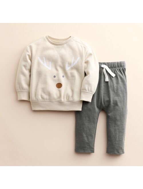 Baby Little Co. by Lauren Conrad Cozy Crew & Pants Set