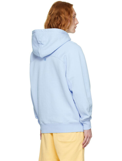 AMI ALEXANDRE MATTIUSSI Blue Ami De Coeur Hoodie