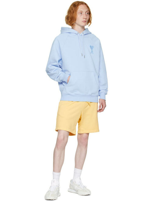 AMI ALEXANDRE MATTIUSSI Blue Ami De Coeur Hoodie