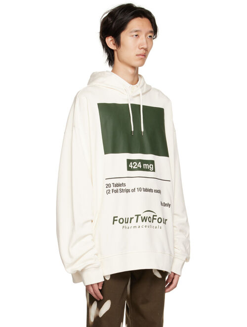 424 Off-White Oversized Hoodie