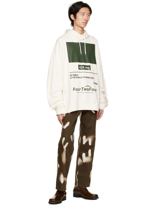 424 Off-White Oversized Hoodie