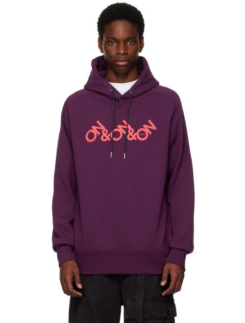 SACAI Purple On & On & On Hoodie