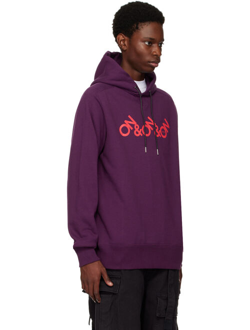 SACAI Purple On & On & On Hoodie