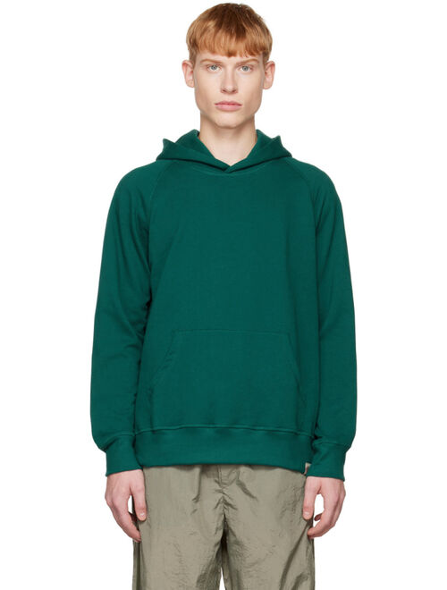 BATHER Green Raglan Sleeve Hoodie