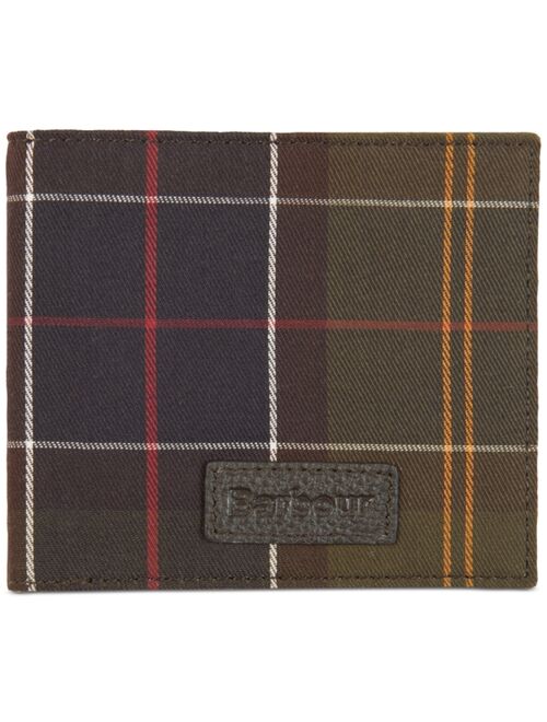 BARBOUR Tartan Bi-Fold RFID Protection Wallet