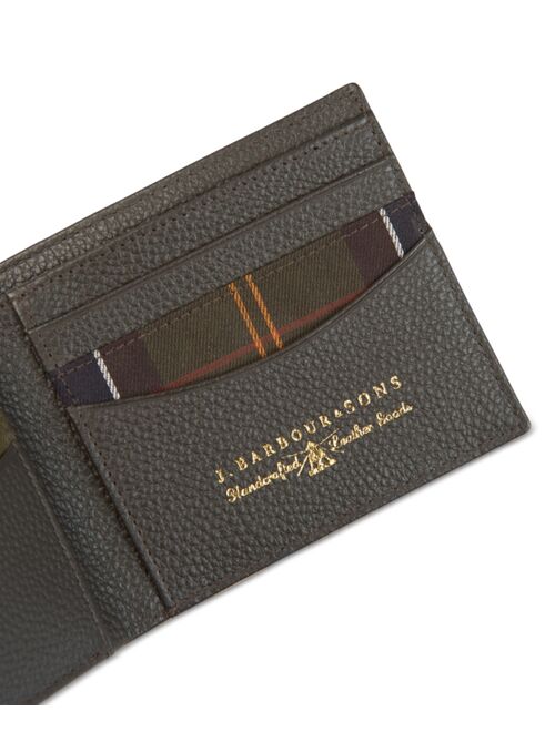 BARBOUR Tartan Bi-Fold RFID Protection Wallet