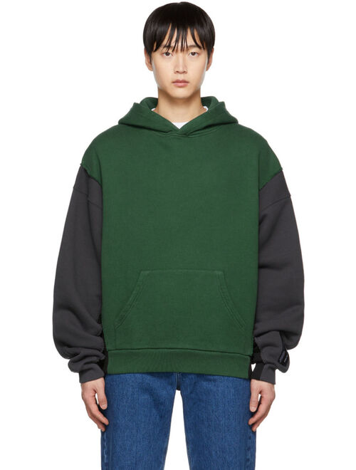 AXEL ARIGATO Green & Navy Fragment Hoodie