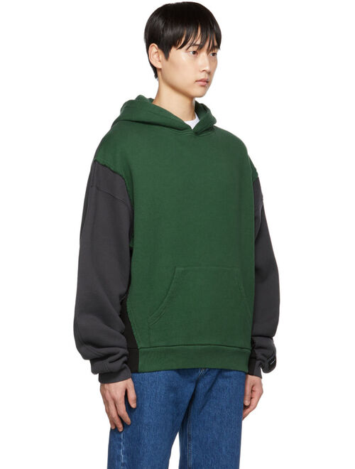 AXEL ARIGATO Green & Navy Fragment Hoodie