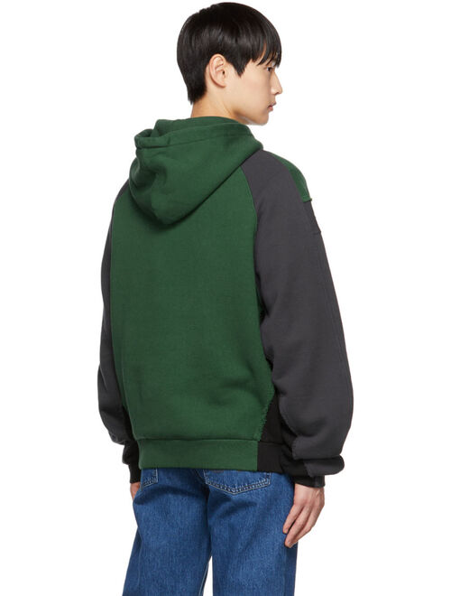 AXEL ARIGATO Green & Navy Fragment Hoodie