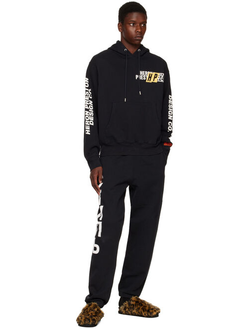 HERON PRESTON Black Real Estate Hoodie