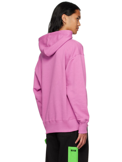 MSGM Purple Bonded Hoodie