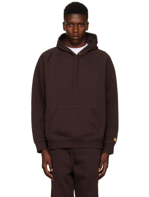 CARHARTT WORK IN PROGRESS Brown Chase Hoodie