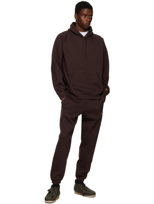 CARHARTT WORK IN PROGRESS Brown Chase Hoodie