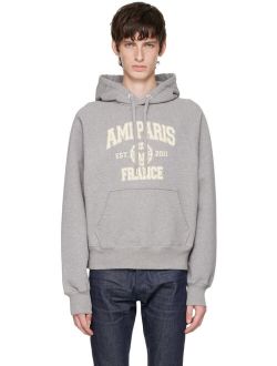 AMI ALEXANDRE MATTIUSSI Gray Ami Paris Hoodie