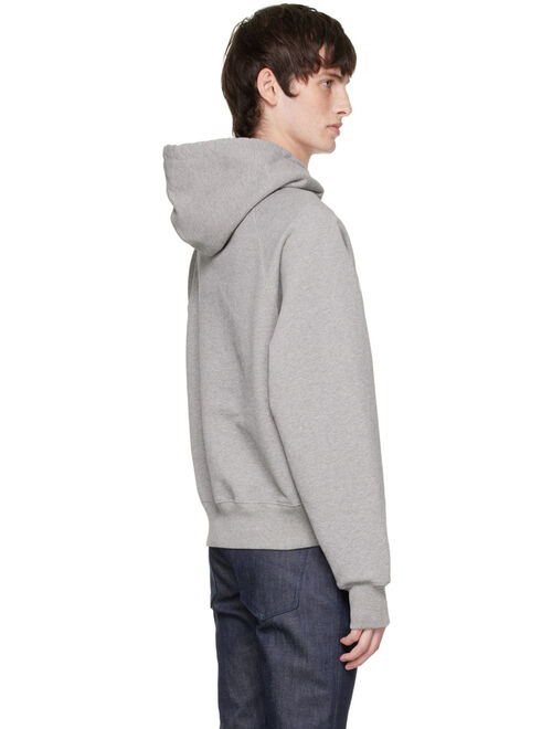 AMI ALEXANDRE MATTIUSSI Gray Ami Paris Hoodie