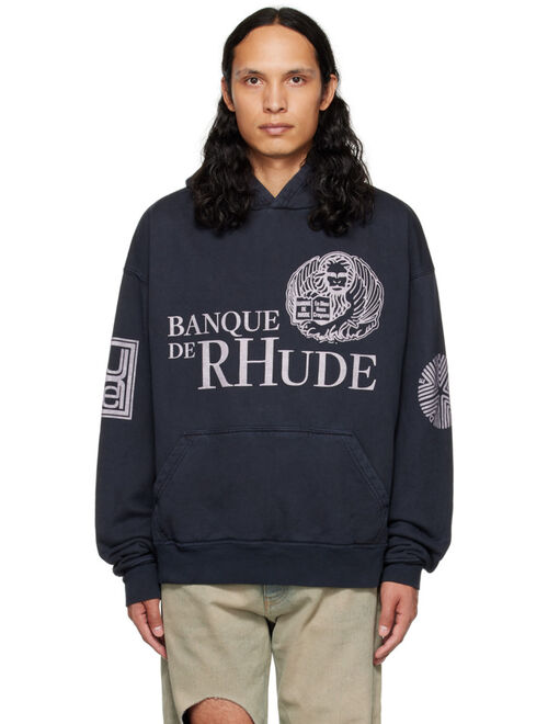 Black 'Banque De Rhude' Hoodie