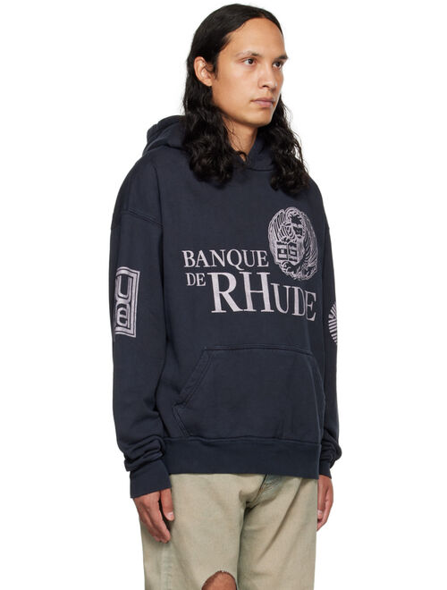 Black 'Banque De Rhude' Hoodie